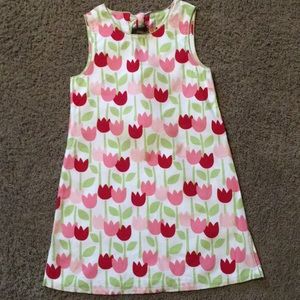 Vintage Gymboree Tip Toe Tulip print dress Sz 7